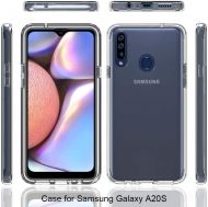 Плътен силиконов гръб Perfect 2mm за Samsung A207 Galaxy A20S, Прозрачен