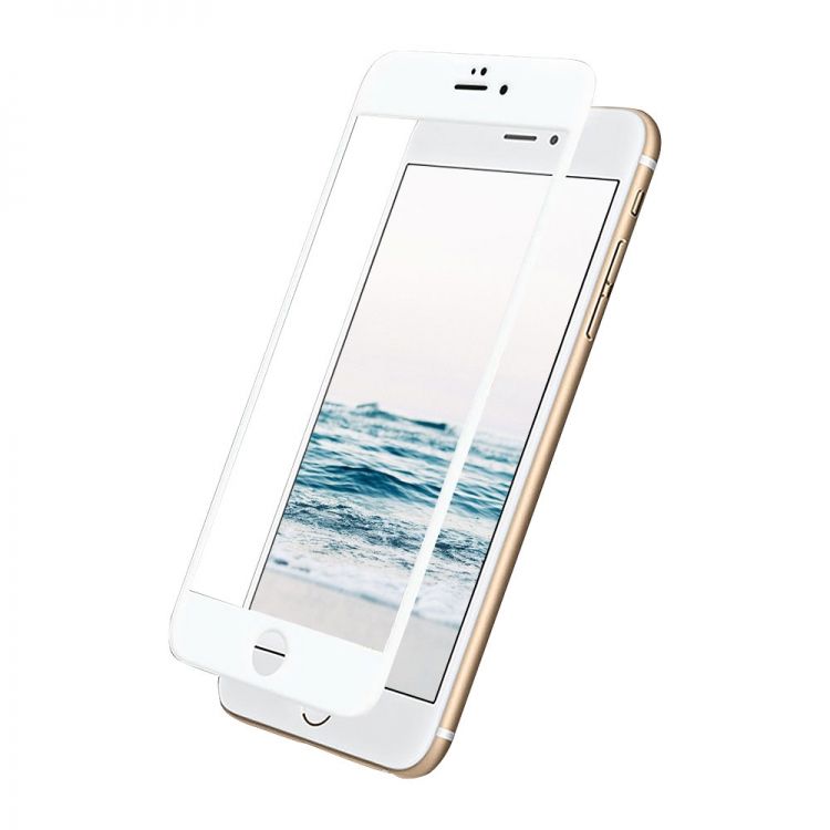 9D Стъклен протектор Smart Glass, Full Glue Cover, за IPhone 7/8 (4,7"), Бял