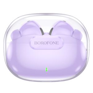 Безжични слушалки Borofone, Bluetooth earphones TWS BW43, Ice Rhyme, Лилави