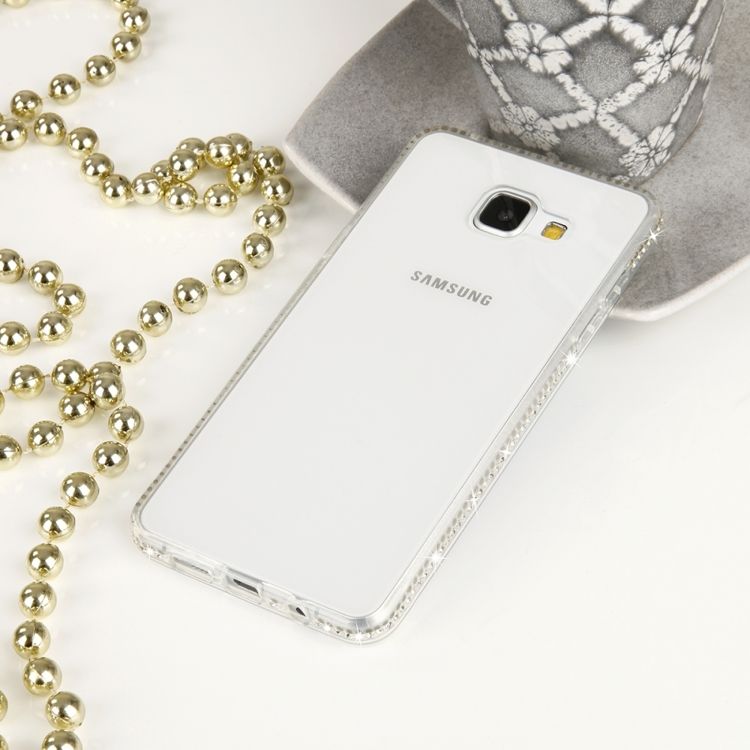 Луксозен силиконов калъф Crystals за Samsung A310 Galaxy A3 (2016)