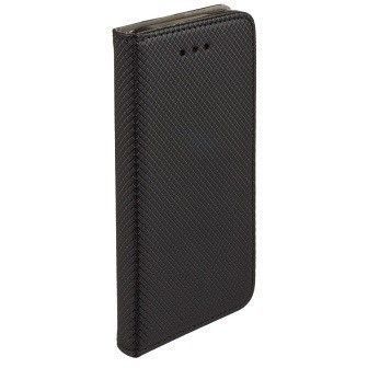 Кожен калъф Flip Book Smart за Samsung J730F Galaxy J7 (2017), Черен