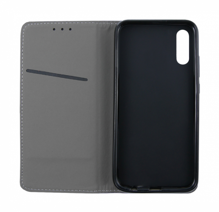 Кожен калъф Flip Book Smart за Huawei P20, Черен