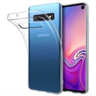 Ултра тънък силиконов гръб за Samsung G973 Galaxy S10, Прозрачен