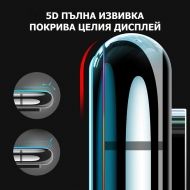 5D Стъклен протектор Hard Glass, Full Glue Cover, за Iphone X/XS, Черен