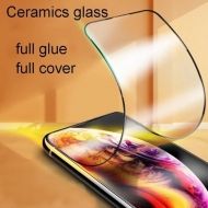 Хибридно фолио, стъклен протектор Full Glue Cover Hard Ceramic Glass за Samsung Galaxy A10/M10, Черен