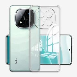 Силиконов кейс Armor Anti Shock за Xiaomi Redmi Note 14 Pro 4G, Защита около камерите, Прозрачен
