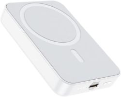 Преносима батерия Borofone, BJ25Plus 10000mAh, Magnetic, Бързо зареждане PD20W, Бяла