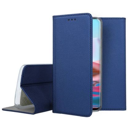 Калъф Flip Book Smart Magnet за Xiaomi Redmi 10, Син