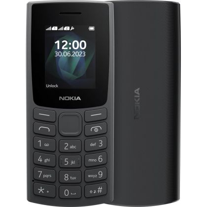 Мобилен телефон Nokia 105, DS 2023, Черен