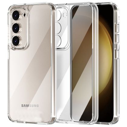 Силиконов кейс Armor Anti Shock за Samsung Galaxy S25, Защита около камерите, Прозрачен
