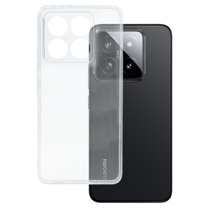 Силиконов кейс Perfect 2mm, за Xiaomi 14T, Защита около камерата, Прозрачен