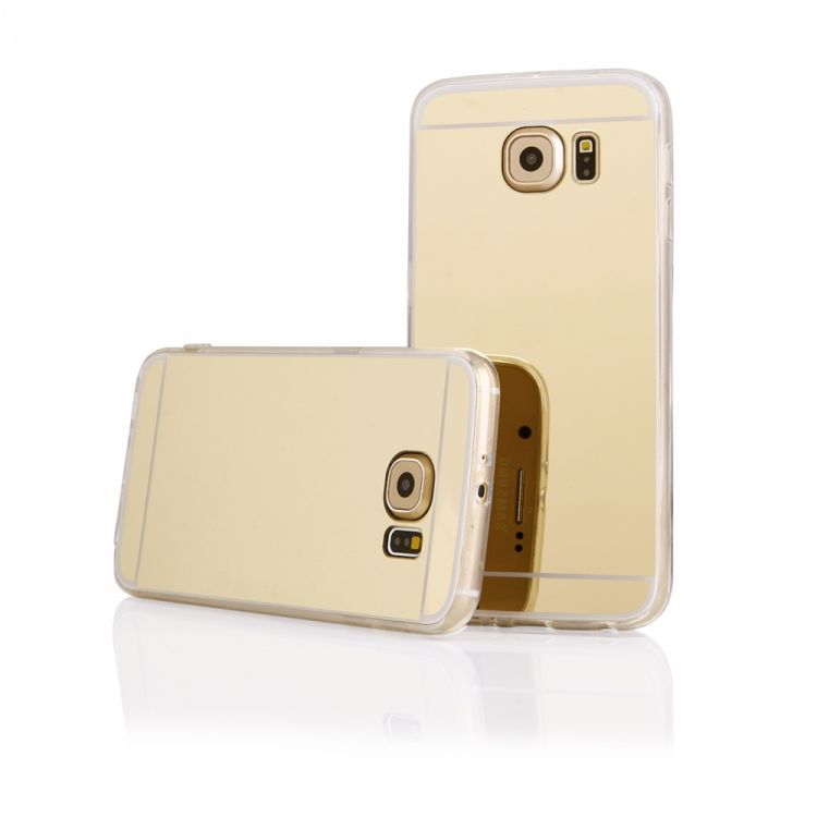Луксозен гръб Mirror с огледален ефект за Samsung G920 Galaxy S6, Златен