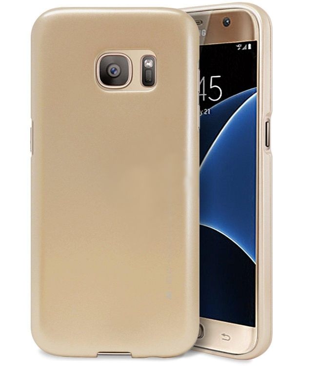 Луксозен гръб Jelly Mercury New York за Samsung Glaxy S8 Plus, Златен