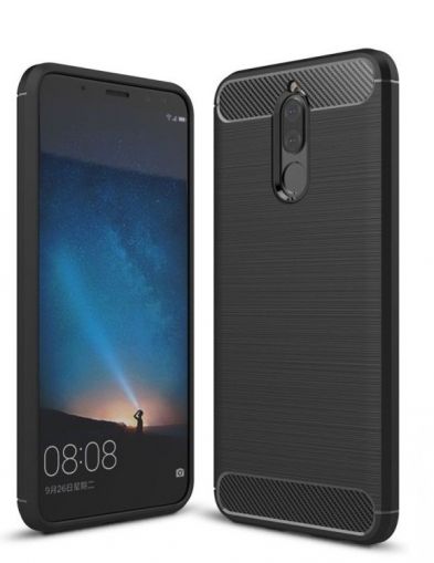 Anti Shock гръб Carbon за Huawei Mate 10 Lite, Черен