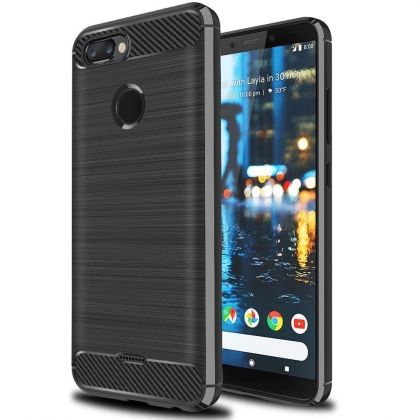 Anti Shock гръб Carbon за Xiaomi Redmi 6, Черен