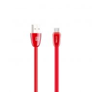 USB кабел Recci Jelly RCM-S100 Micro USB 1m, Червен