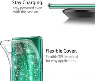 Силиконов блестящ гръб Lily Crystal Glitter за Huawei P40 Lite, Прозрачен
