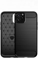 Anti Shock гръб Carbon за Iphone 12 Pro Max (2020), Черен