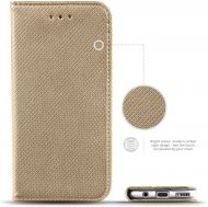 Калъф Flip Book Smart за Samsung A405 Galaxy A40, Златен