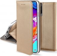 Калъф Flip Book Smart за Samsung A705 Galaxy A70, Златен