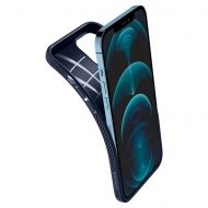 Силиконов кейс Spigen Liquid Air за Iphone 12 Pro Max, Син Matt