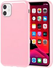 Силиконов кейс Jelly за IPhone 12 Mini, Бледо розов