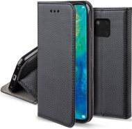 Кожен калъф Flip Book Smart за Huawei Mate 20 Pro, Черен