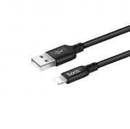 USB кабел Hoco Time Speed X14 Lightning 2,4A, за IPhone, 2m, Черен