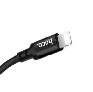USB кабел Hoco Time Speed X14 Lightning 2,4A, за IPhone, 2m, Черен