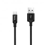 USB кабел Hoco Time Speed X14 Type-C 2,4A,  2m, Черен