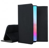Кожен калъф Flip Book Smart за Huawei P40 Pro, Черен