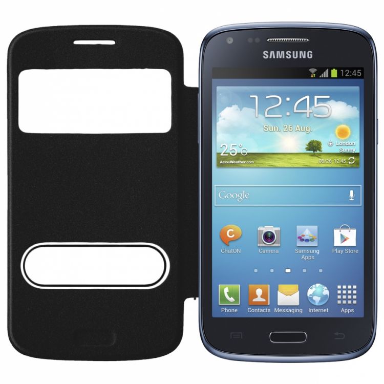 Flap S-View калъф за Samsung Galaxy i8260 Core 