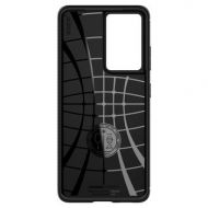 Кейс Spigen, Rugged Armor, за Samsung Galaxy S21 Ultra, Черен Matt