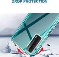 Плътен силиконов гръб Perfect 2mm за Huawei P Smart 2021, Прозрачен