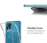 Силиконов блестящ гръб Lily Crystal Glitter за Samsung A217 Galaxy A12, Прозрачен
