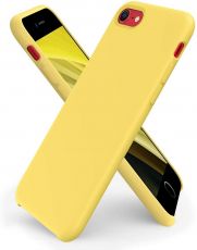 Силиконов матиран гръб Vennus Silicone Lite за IPhone 7/8/SE 2020, Жълт