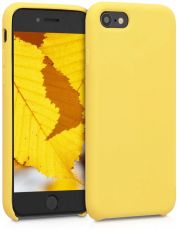 Силиконов матиран гръб Vennus Silicone Lite за IPhone 7/8/SE 2020, Жълт
