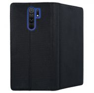 Калъф Flip Book Smart за Xiaomi Redmi 9, Черен