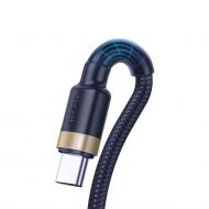 USB кабел Baseus Cafule HW Type-C, Huawei Super Charge 40W, 5A, 1m., (CATKLF-PV3), Син