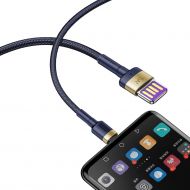 Кабел Baseus, Cafule HW, USB-Type C, Huawei Super Charge 40W, 5A, 1m., (CATKLF-PV3), Син