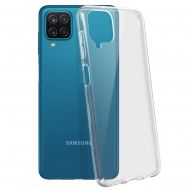 Ултра тънък силиконов гръб за Samsung Galaxy A12, Прозрачен