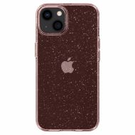 Кейс Spigen, Liquid Crystal Glitter, с брокат, за IPhone 13 (ACS03517) , Розов прозрачен