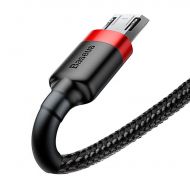 Кабел Baseus, Cafule USB-Micro USB, 1.5A, 2m. (CAMKLF-C91), Черен/червен
