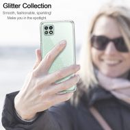 Силиконов блестящ гръб Lily Crystal Glitter за Samsung Galaxy A22 5G, Прозрачен