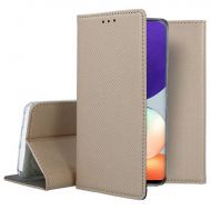 Калъф Flip Book Smart за Samsung Galaxy A22 4G, Златен