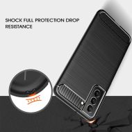 Anti Shock гръб Carbon за Samsung Galaxy S22, Черен