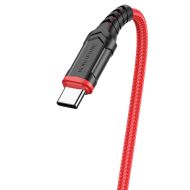 Кабел Borofone, BX67 Anti-Bending, USB-Type C, 2,4A, 1m., Червен