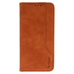 Калъф Flip Book Wonder Prime, за Samsung Galaxy S24 Ultra, Кафяв