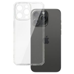 Силиконов кейс Perfect 2mm, за IPhone 15 Pro Max, Защита около камерите, Прозрачен