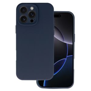 Кейс Silicone Lite за IPhone 15 Pro Max, Тъмно син